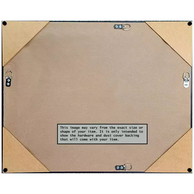 Miroir mural en bois bronze antique non biseauté de 71 cm x 71 cm