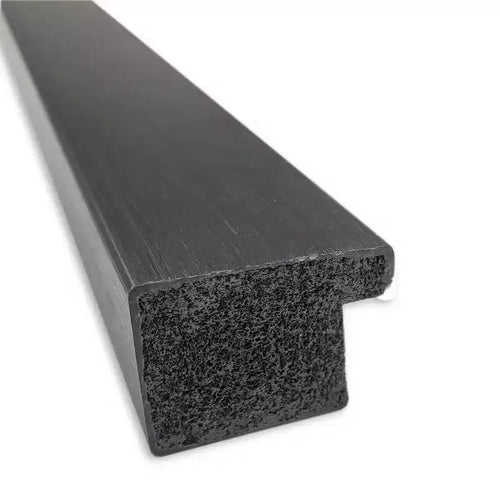 28" x 28" Non-Beveled Grace Narrow Bathroom Wall Mirror Brushed Metallic Black - Amanti Art: Modern Square, Wall Mount, Includes Hardware