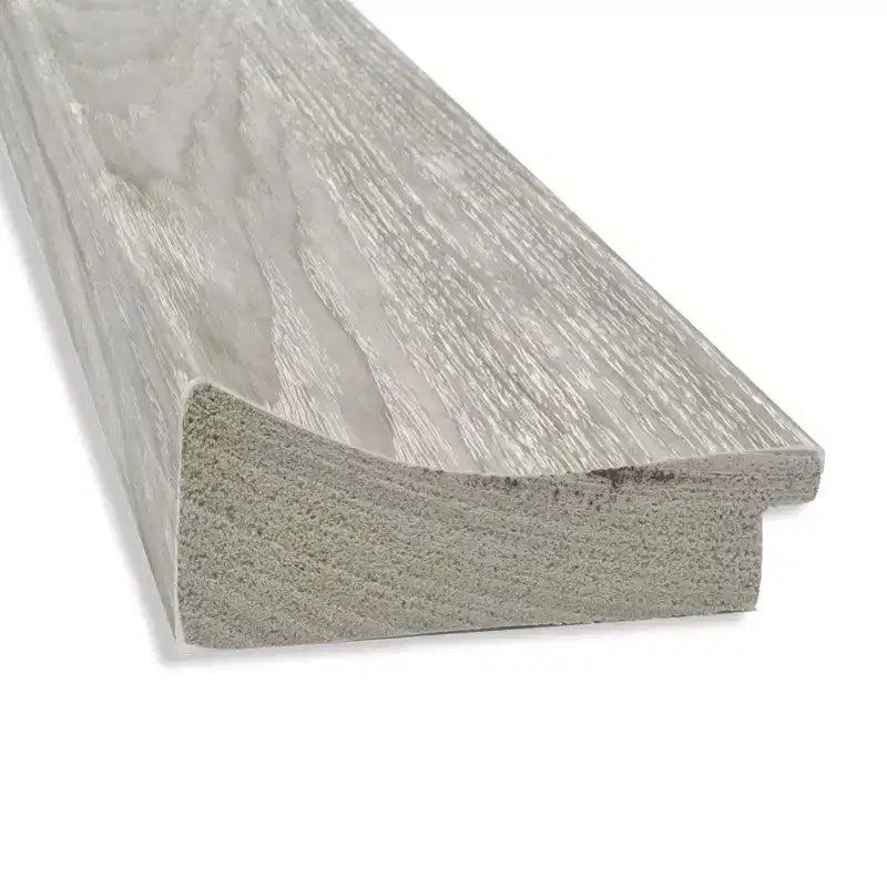 42" x 30" Non-Beveled Dove Gray Wash Wall Mirror - Amanti Art: Modern Rectangle, Polystyrene Frame