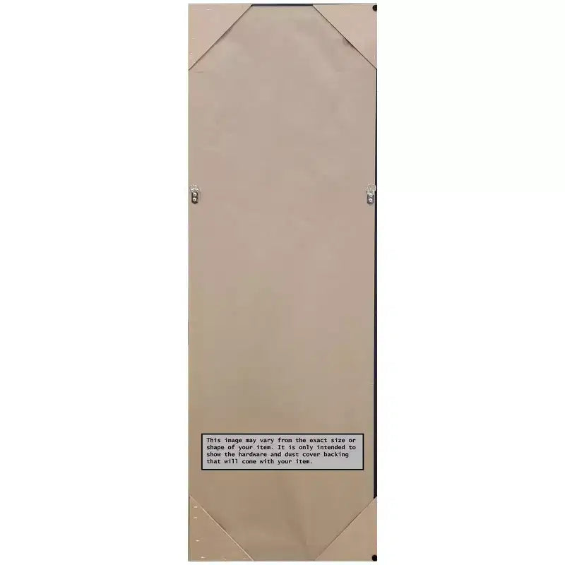 21" x 55" Non-Beveled Paragon Bronze Full Length on The Door Mirror - Amanti Art: Polystyrene Frame, Includes Mounting Hardware