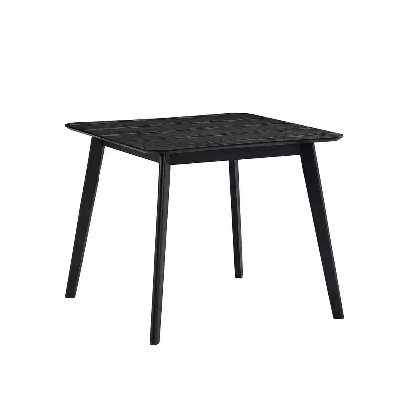 Table à manger carrée en bois pour 4 personnes - Table de cuisine - Table de salle à manger pour salle à manger, restaurant, salon