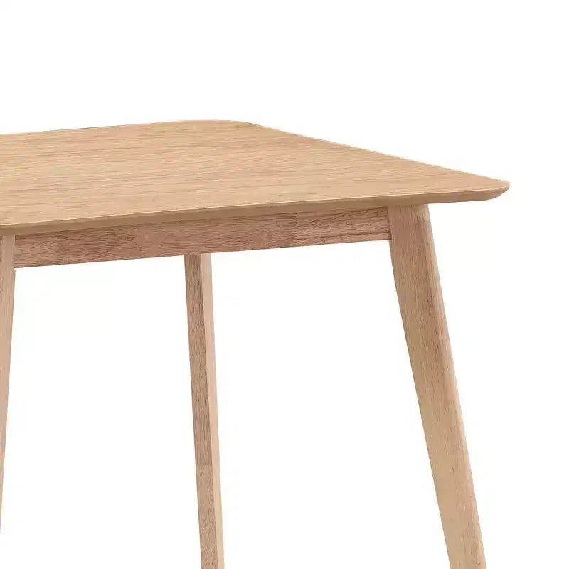Table à manger carrée en bois pour 4 personnes - Table de cuisine - Table de salle à manger pour salle à manger, restaurant, salon