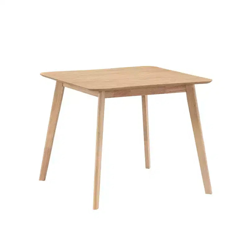 Table à manger carrée en bois pour 4 personnes - Table de cuisine - Table de salle à manger pour salle à manger, restaurant, salon