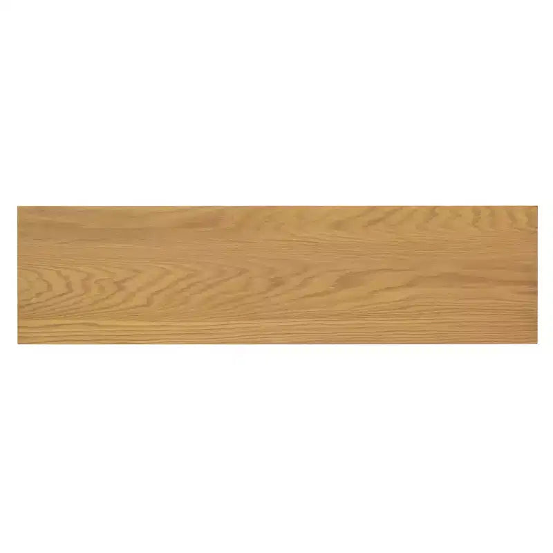 Bahut vaisselier 4 portes avec grand espace de rangement, portes vitrées et étagères réglables pour salle à manger et salon, bois naturel