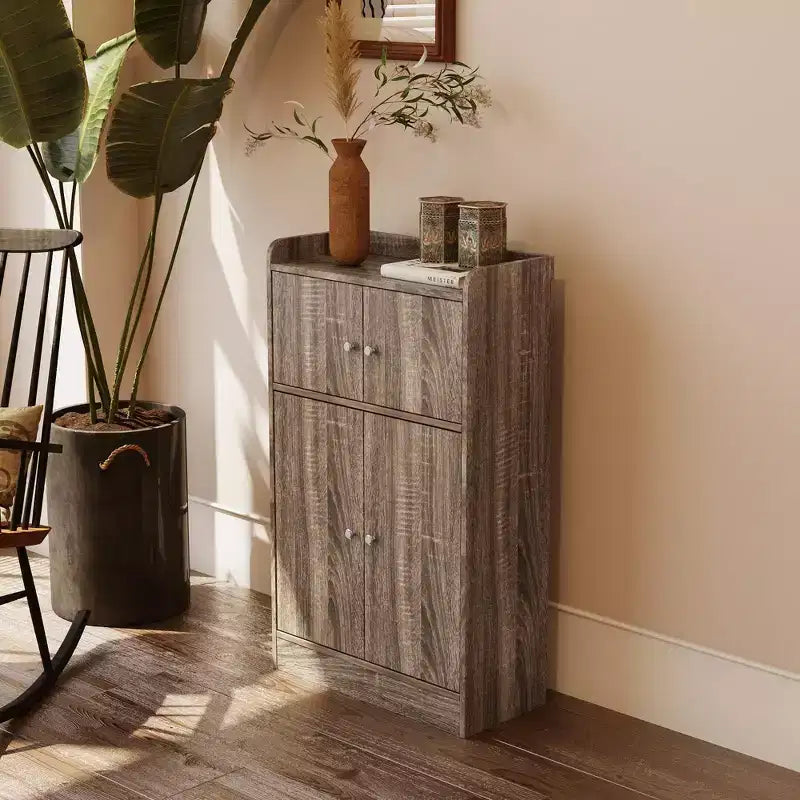 Meuble de rangement de cuisine, buffet autoportant avec portes pour salle à manger, salon, salle de bain