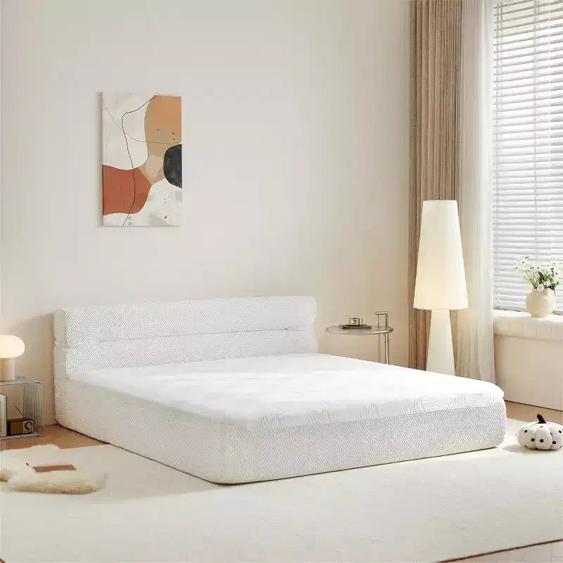 Lit matelassé contemporain