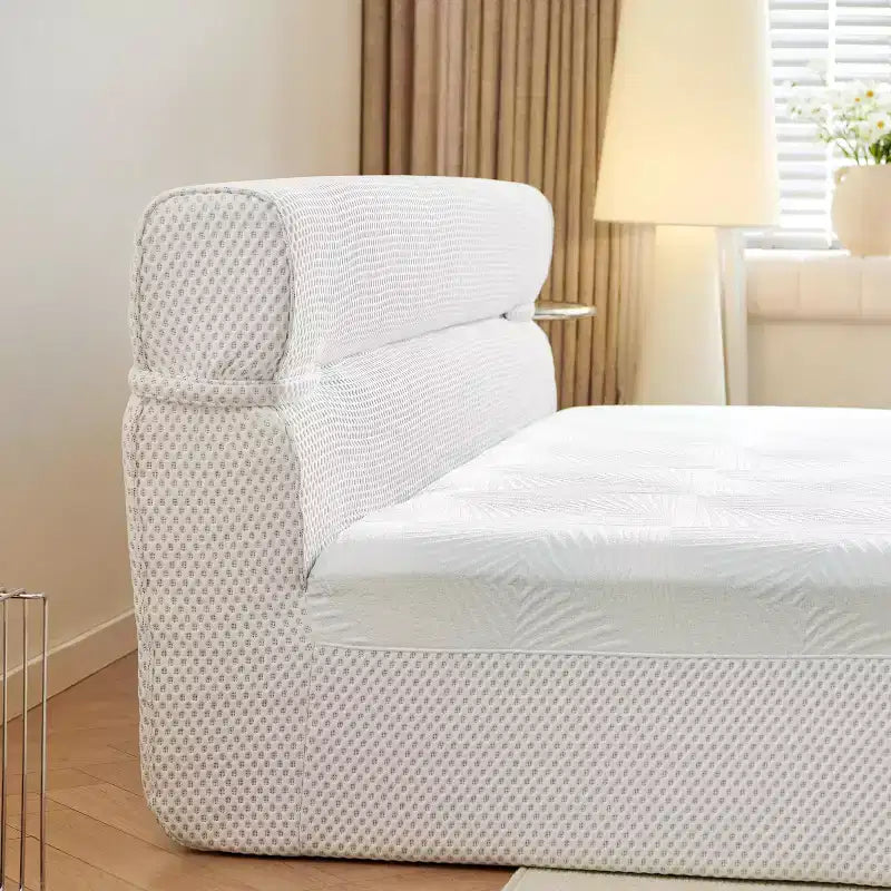 Lit matelassé contemporain
