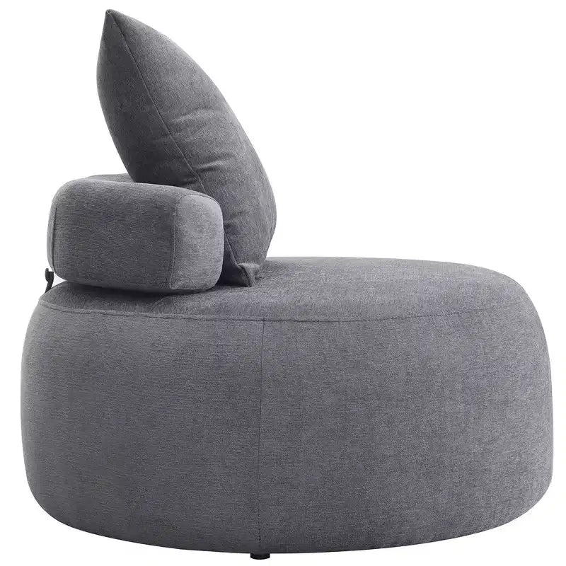32 Canapé Moderne Rond, Fauteuil Loungue Simple Rembourré Convertibles