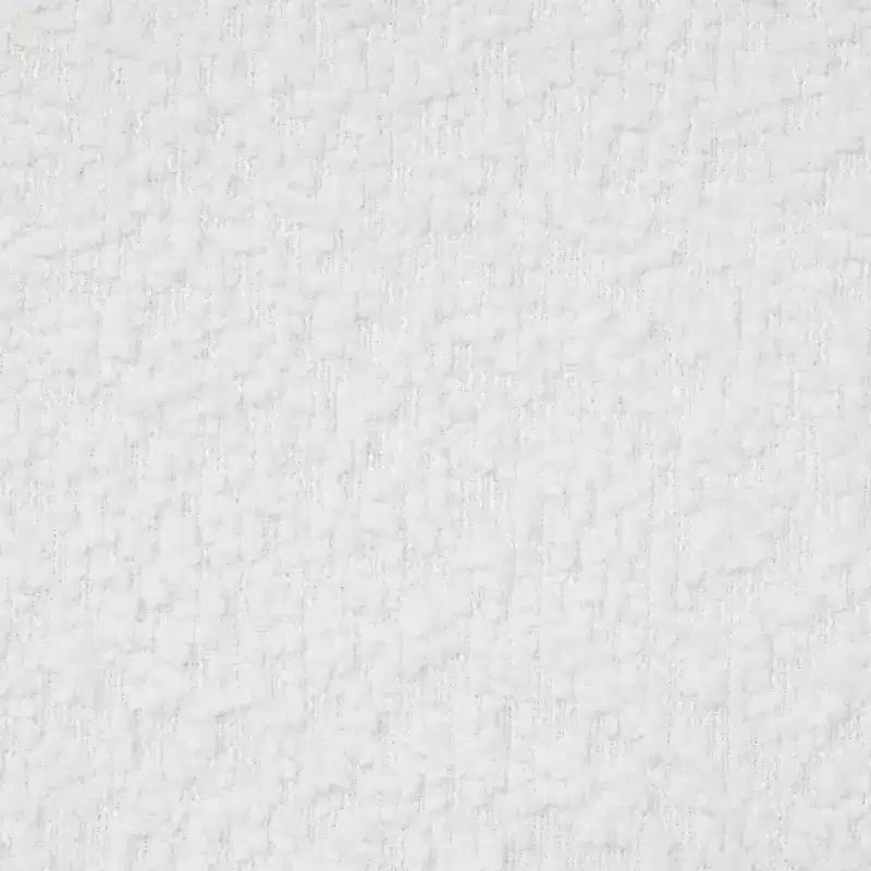 Lit plateforme élégant, cadre de lit rembourré en tissu bouclé avec tête de lit douce, taille double/queen/king, blanc