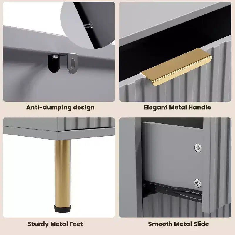 Commode à 6 tiroirs, commode de chambre moderne en bois avec tiroirs de rangement, meuble TV de style ferme pour salon, chambre à coucher, couloir