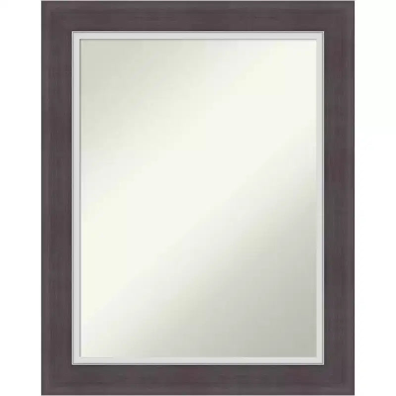 Amanti Art Ellie Non-Beveled Framed Bathroom Vanity Wall Mirror