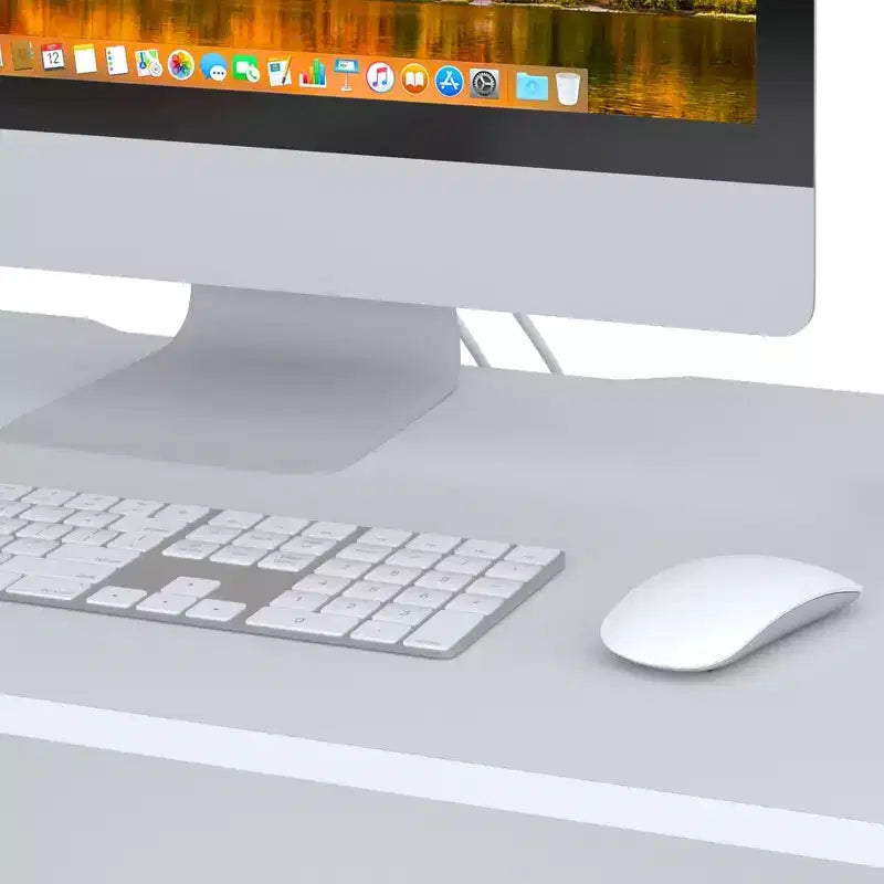HOMLUX L Shaped Computer Desk 53 Corner Study Writing Desk w/Open Compartment & 2 Cable Management Holes