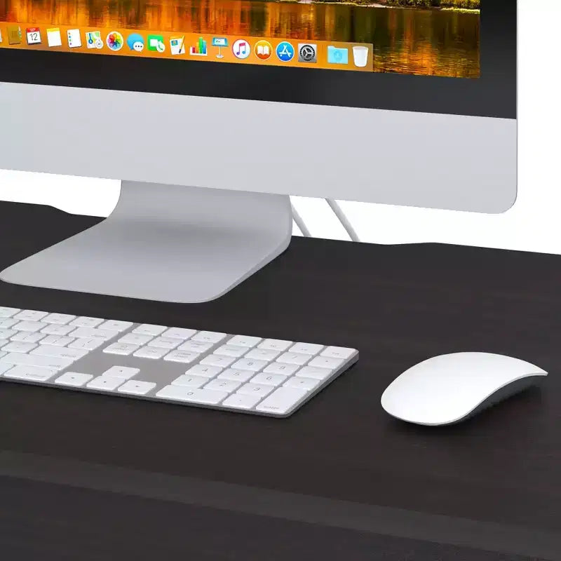 HOMLUX L Shaped Computer Desk 53 Corner Study Writing Desk w/Open Compartment & 2 Cable Management Holes