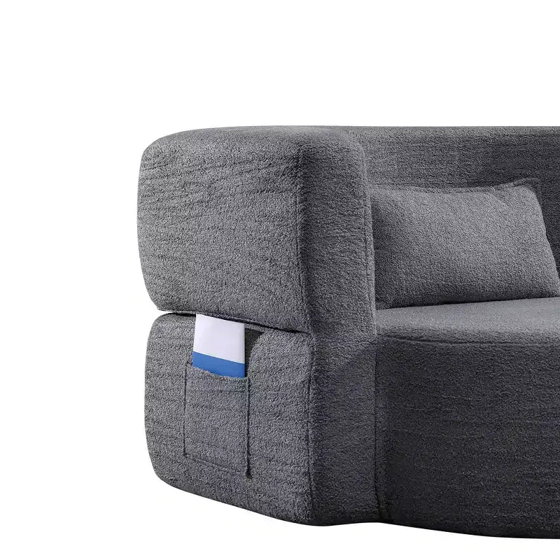 GDFStudio Kian 79 Modern Folding Boneless Corduroy Upholstered Sofa Bed