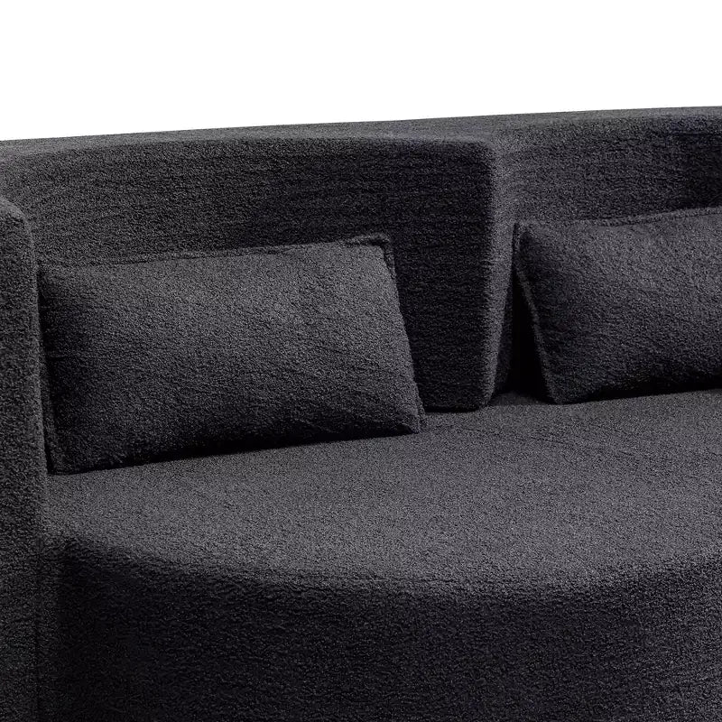 GDFStudio Kian 79 Modern Folding Boneless Corduroy Upholstered Sofa Bed