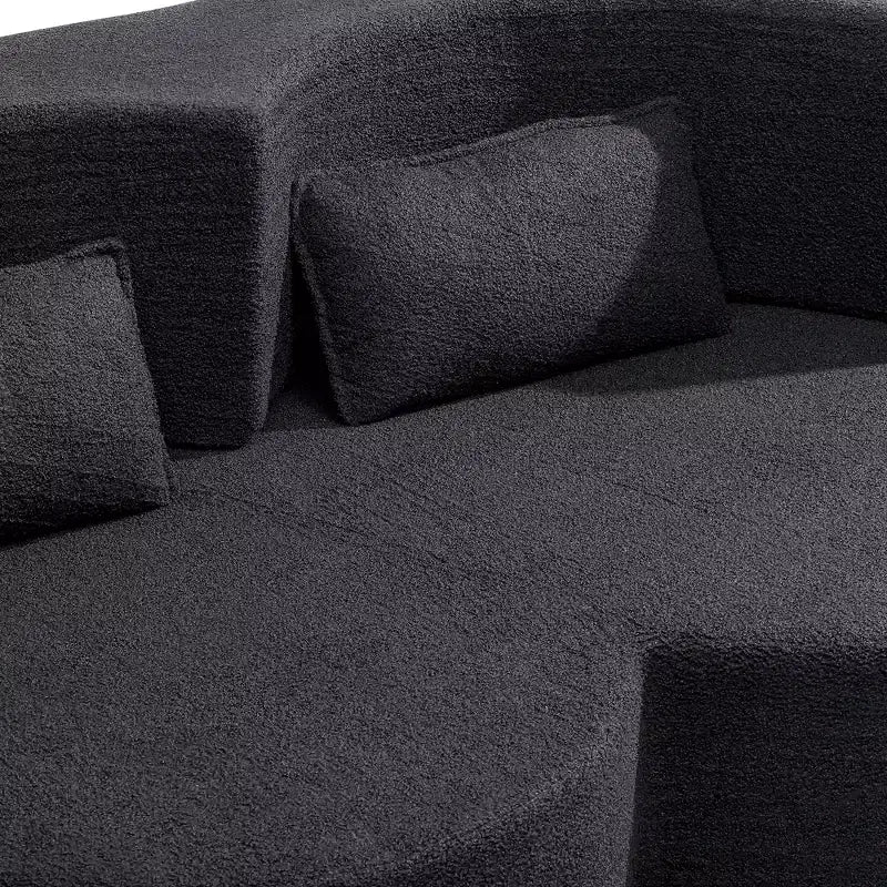 GDFStudio Kian 79 Modern Folding Boneless Corduroy Upholstered Sofa Bed