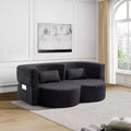 GDFStudio Kian 79 Modern Folding Boneless Corduroy Upholstered Sofa Bed