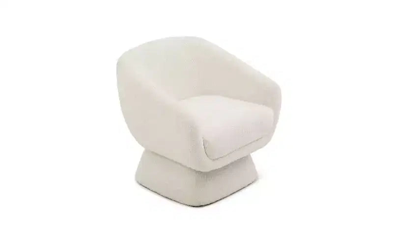 GDFStudio Vesper 28.75 Modern Wooden Upholstered Leisure Accent Chair with Enlarged Square Base