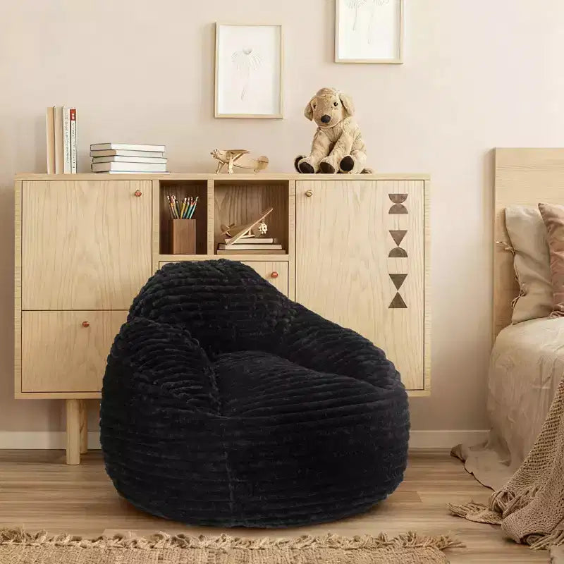 Okak Oversized Bean Bag Chairs for Adults,Bean Bag Sofa with Removable Cover,Comfy Sofa Chair with High-Density Foam,Bean Bag Couch for Bedoom