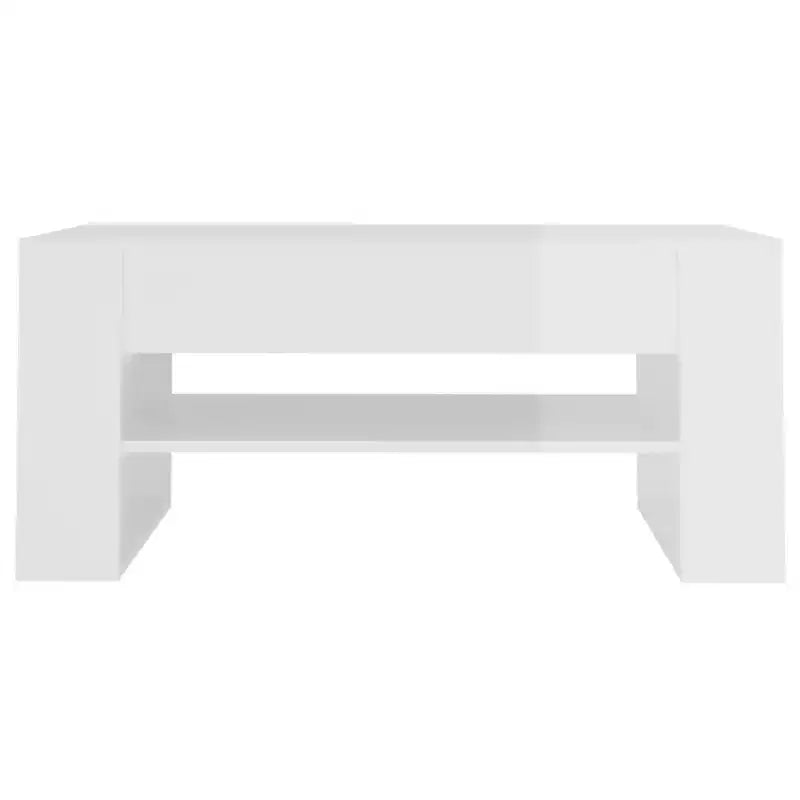 vidaXL Coffee Table White Engineered Wood Medium Coffee Table