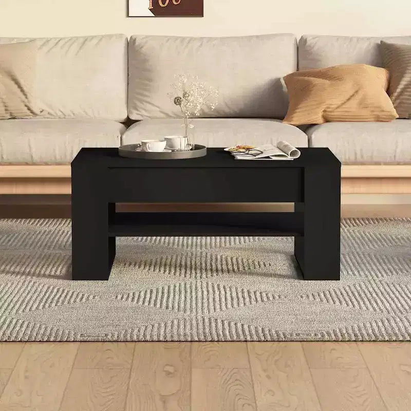 vidaXL Coffee Table White Engineered Wood Medium Coffee Table