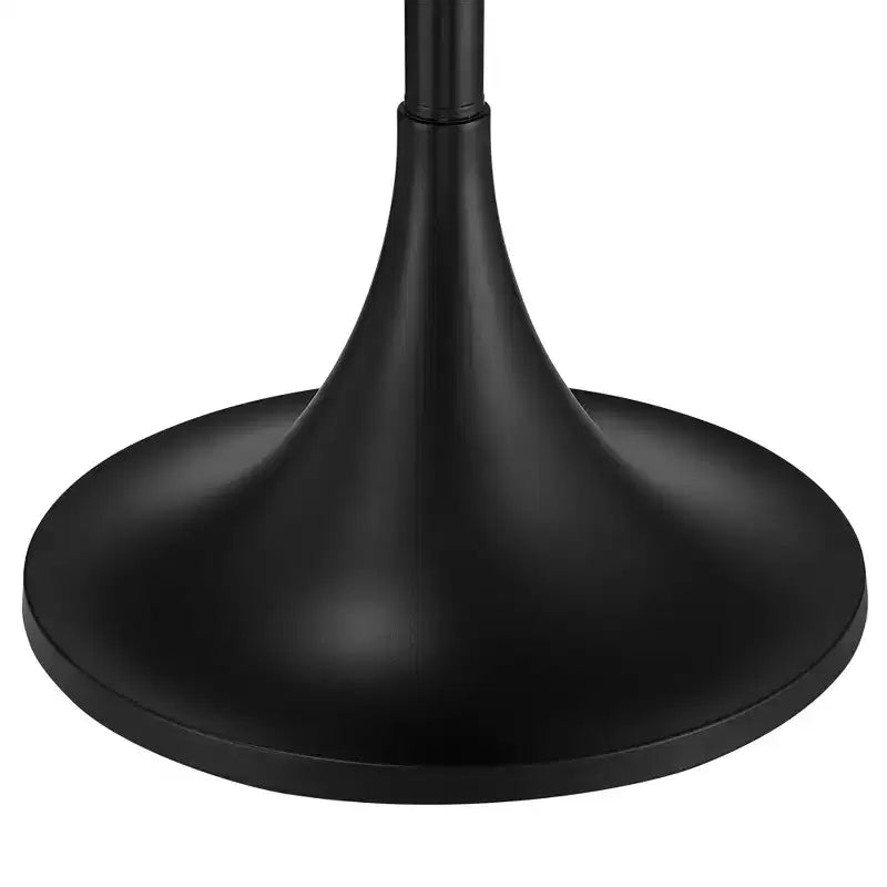 Studio 55D Studio 55 Mesita 24 End Table Black Marble Top with Black Finish Base