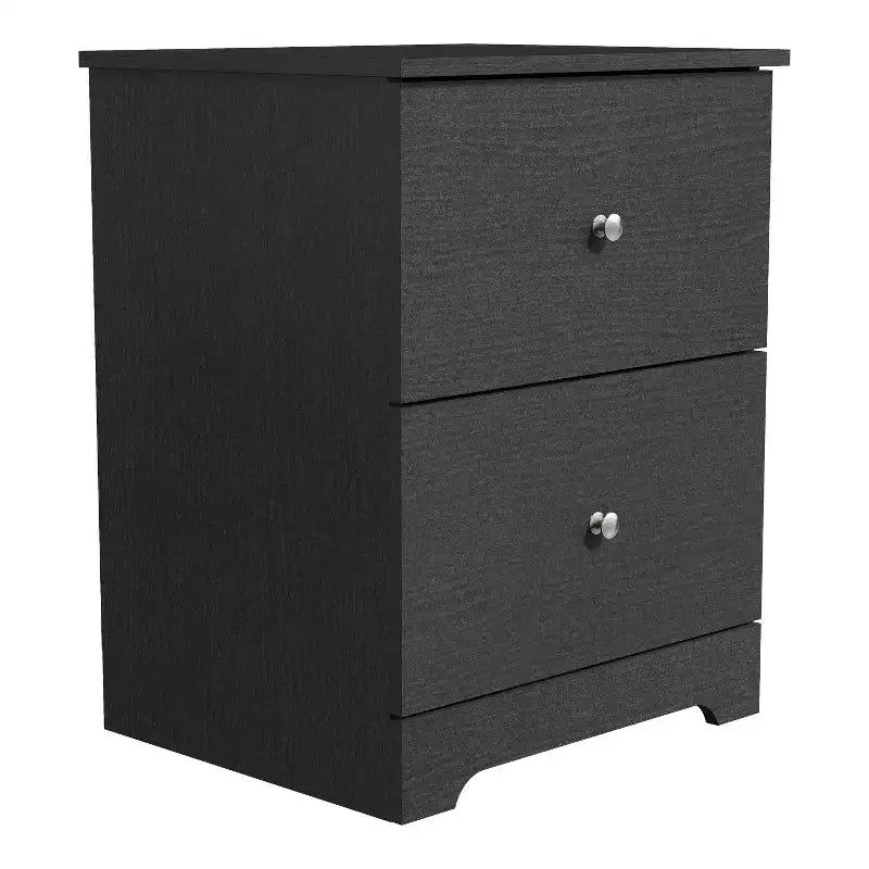 Galano Modern 2-Drawer Nightstand 18.7 W  15.7 D  23.7 H