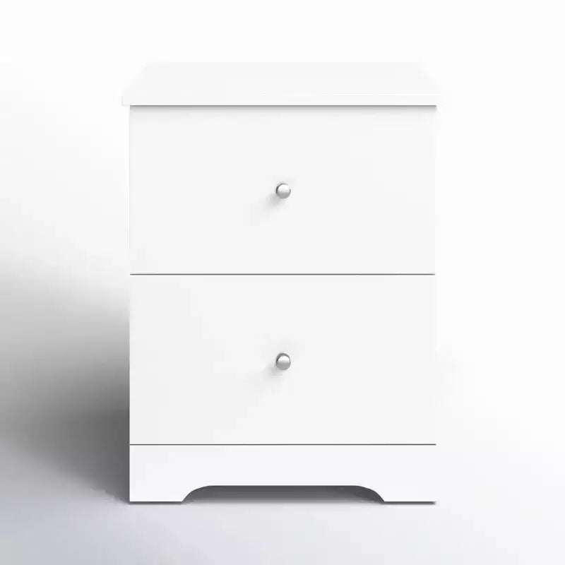 Galano Modern 2-Drawer Nightstand 18.7 W  15.7 D  23.7 H