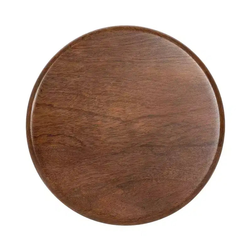 Kate and Laurel Avenal Drink Table, 9x9x22, Walnut Brown