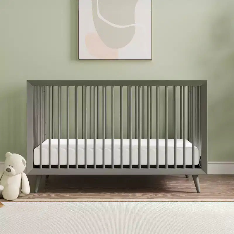 Child Craft Cranbrook 4-in-1 Convertible Crib, Converts to Day Bed, Toddler & Full Size Bed, 3 Mattress Positions, Baby Safe Finish
