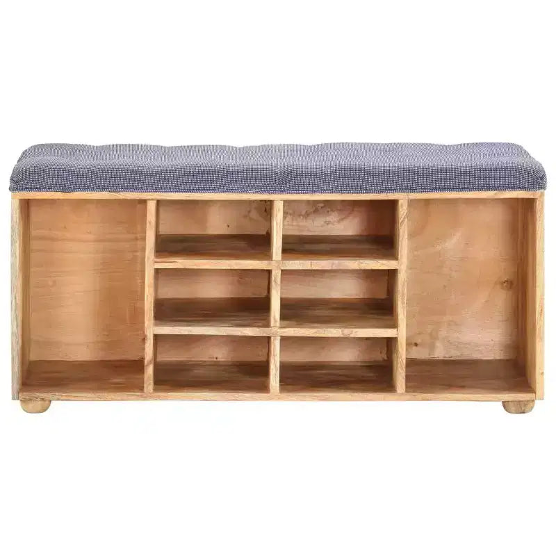 vidaXL Hall Bench 39.4x13.8x18.5 Solid Mango Wood