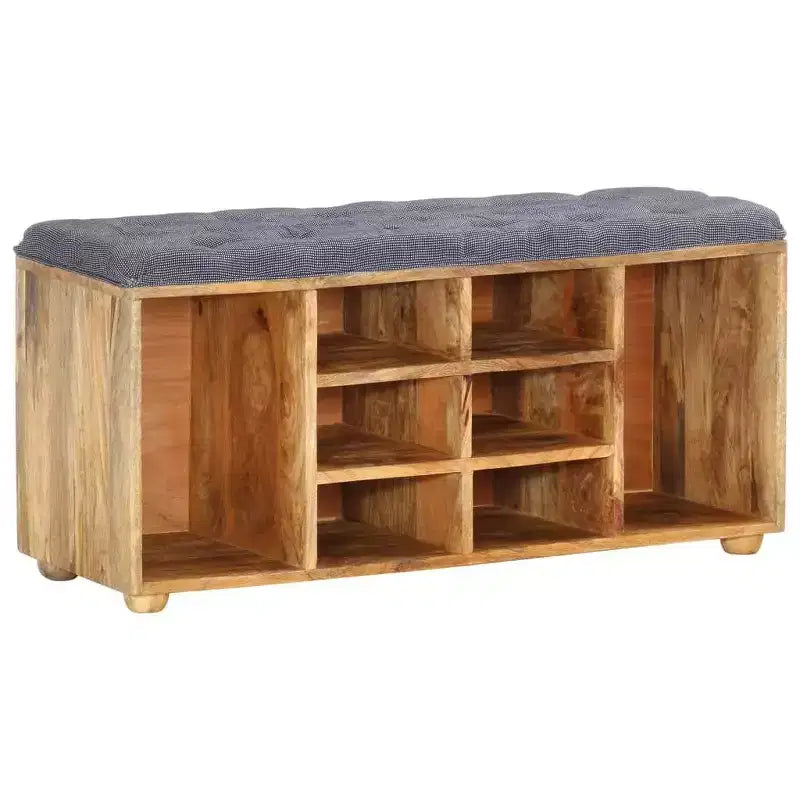 vidaXL Hall Bench 39.4x13.8x18.5 Solid Mango Wood