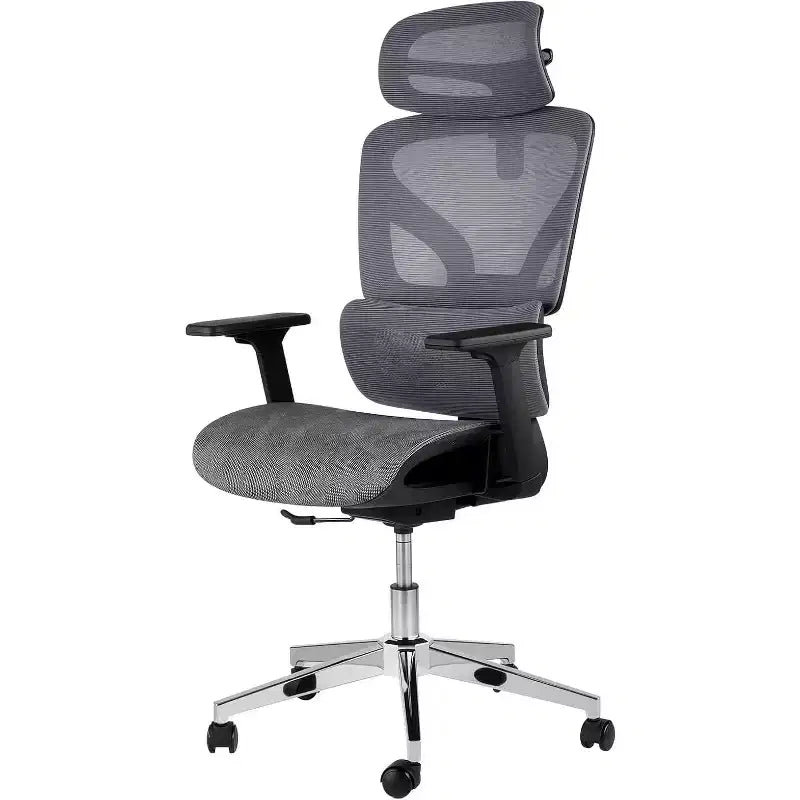 Acekool Ergonomic High Back Mesh Office Chair, 4D Armrest, Adjustable Lumbar & Seat Depth, Home Office