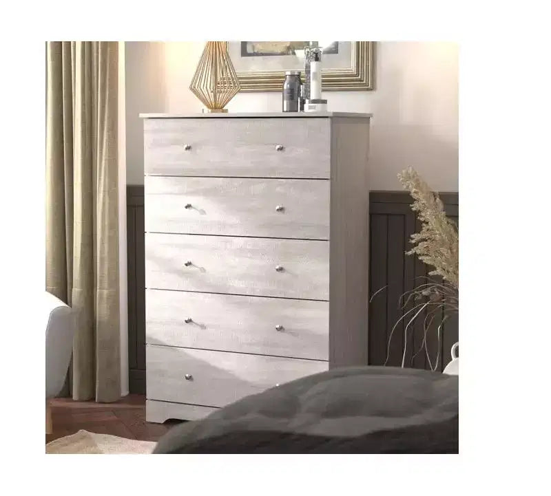 Galano 5-Drawer Dresser with Interlock Safety 31.3 W  15.6 D  47.2 H