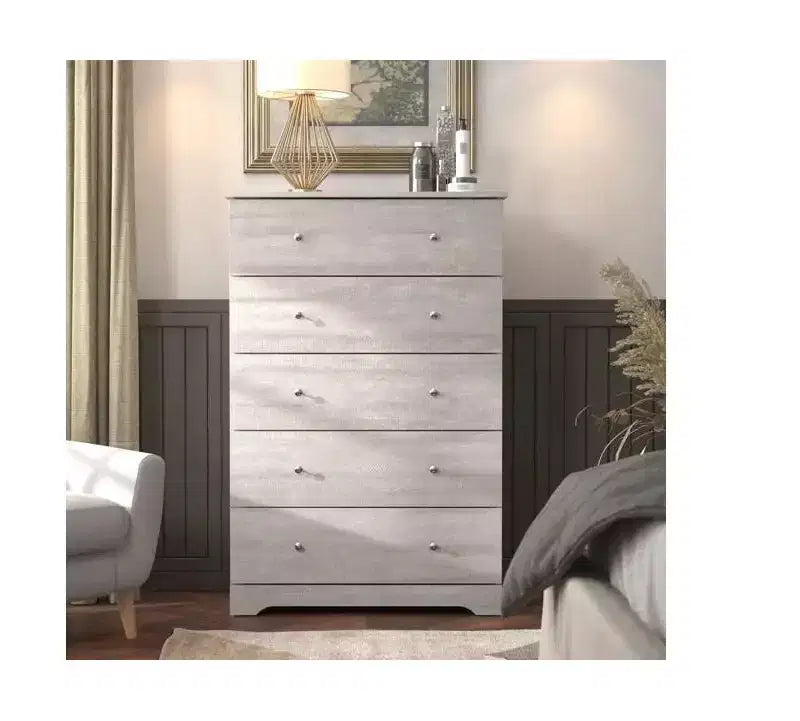 Galano 5-Drawer Dresser with Interlock Safety 31.3 W  15.6 D  47.2 H