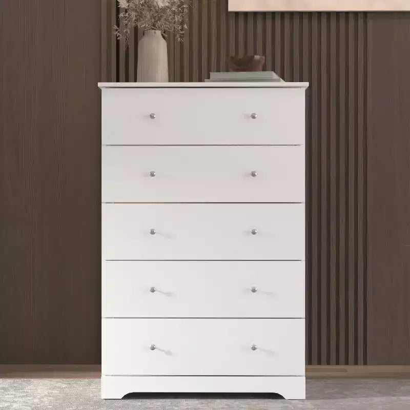 Galano 5-Drawer Dresser with Interlock Safety 31.3 W  15.6 D  47.2 H
