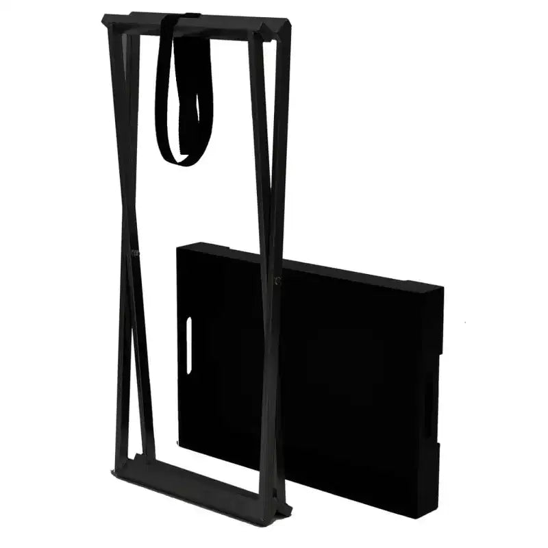 vidaXL Folding Table Accent Foldable Side Tea End Table with Iron Frame MDF