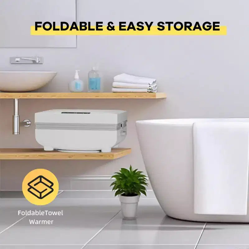 Towel Warmers for Bathrooms, Portable Electric Towel Heater with Heating & Drying Modes, Telescopic Rod, Heated Blanket Warmer Dryer for Home, Spa