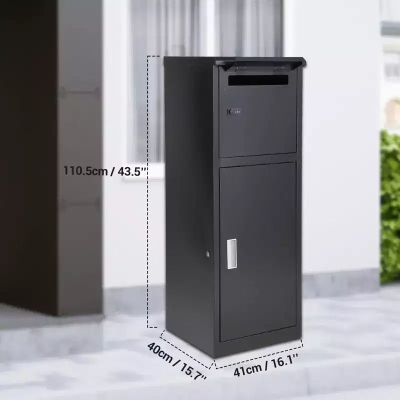 Package Delivery Box, 7.2 Cu Ft Anti-Theft Steel Combination Lock, Waterproof for Porch & Curbside