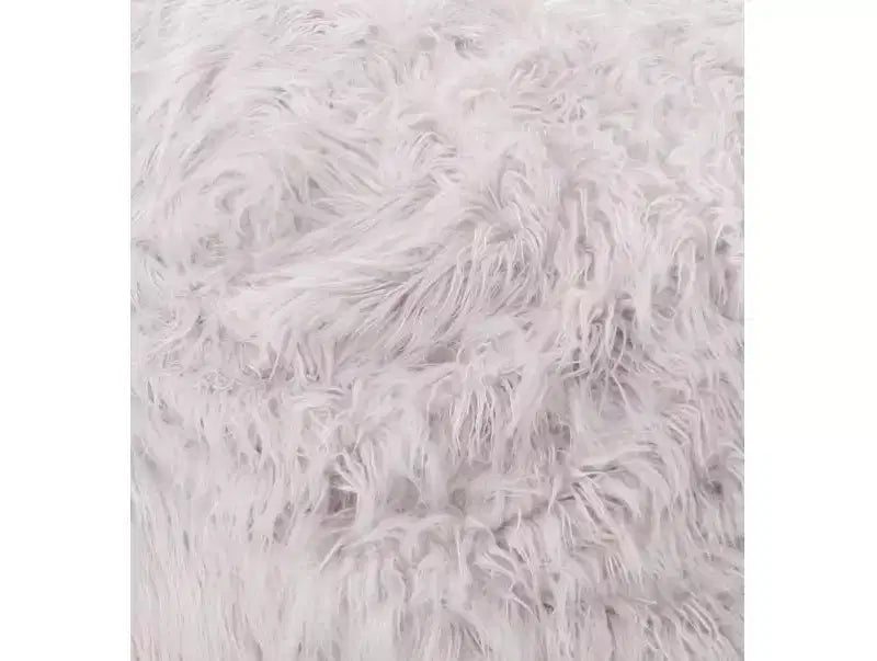 TUYOHW Faux Fur Bean Bag Chair, High-Density Foam Round Floor Chair for Plush Comfort, Cozy Lounge Chair for Living Room