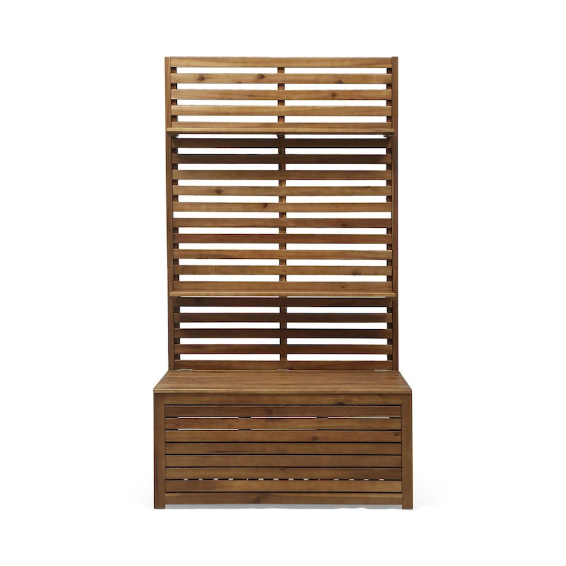 Modern Multifunctional StorageE Bench with Rack