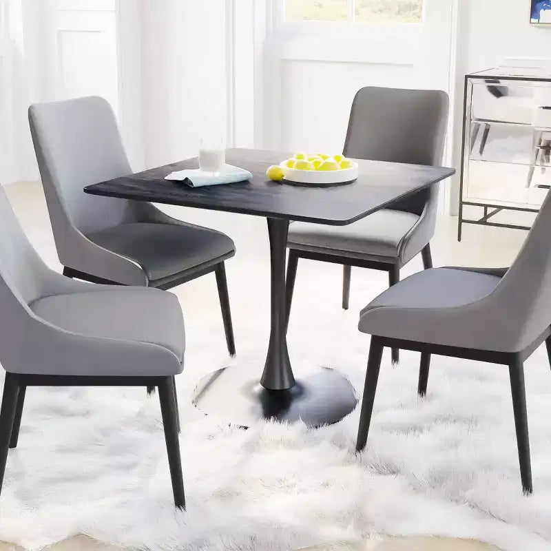 35.4" Merlin Dining Table Black - ZM Home