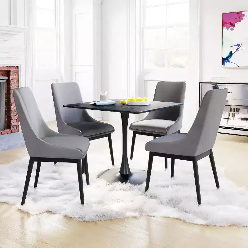 35.4" Merlin Dining Table Black - ZM Home