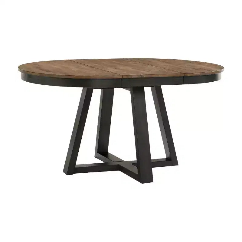 Harper Dining Table Brushed Brown/Pecan - Intercon
