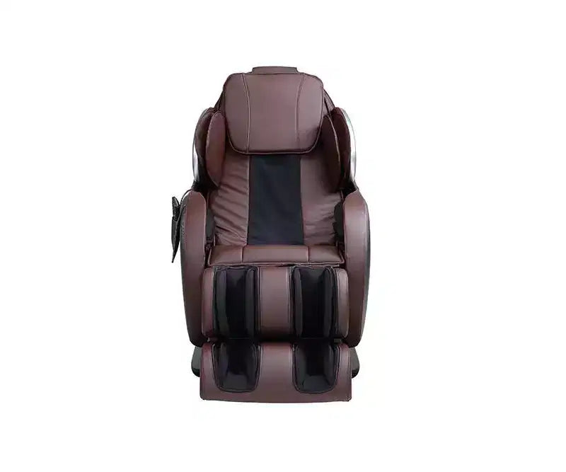 57" Pacari PU Massage Power Recliner Chair Chocolate - Acme Furniture: Luxury Faux Leather, USB Port, Metal Frame