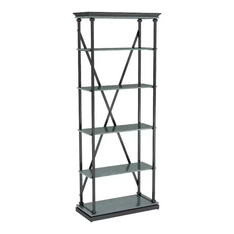 84.25x33.88 Cadboll 5 Layer Bookcase - miBasics