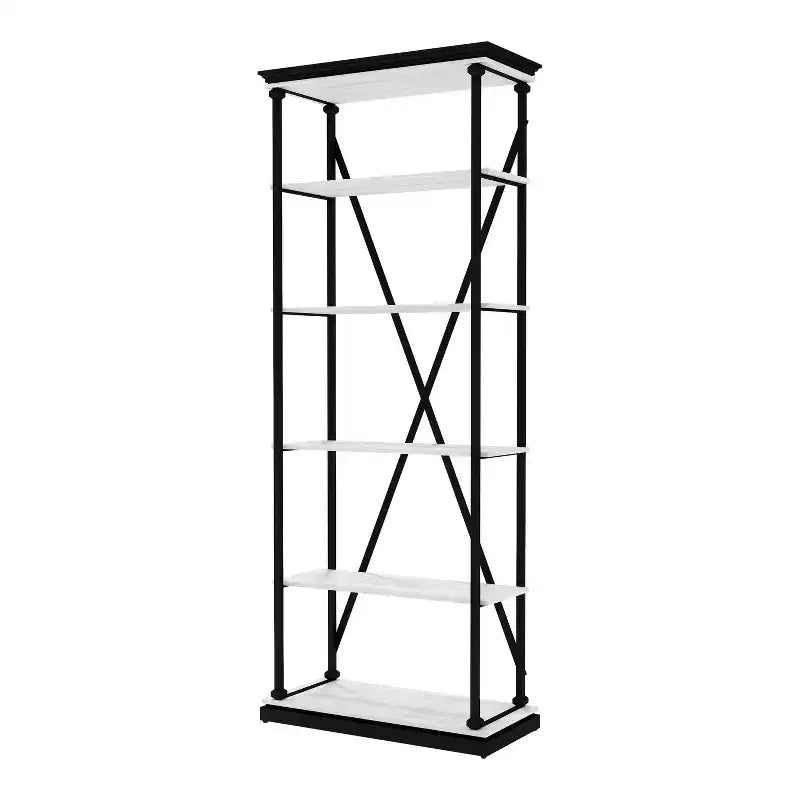 84.25x33.88 Cadboll 5 Layer Bookcase - miBasics