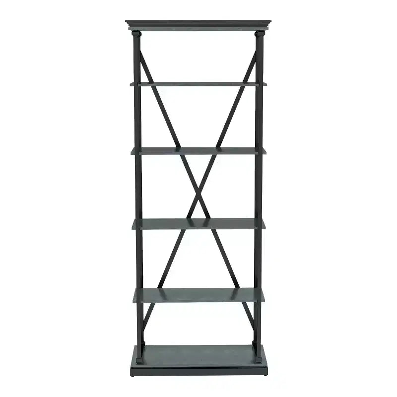 84.25x33.88 Cadboll 5 Layer Bookcase - miBasics