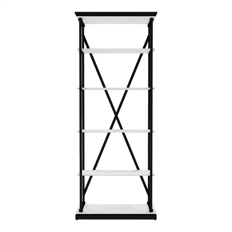 84.25x33.88 Cadboll 5 Layer Bookcase - miBasics
