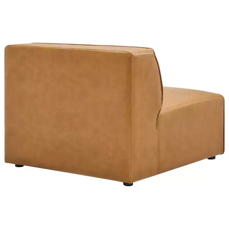 Mingle Vegan Leather Armless Chair - Modway